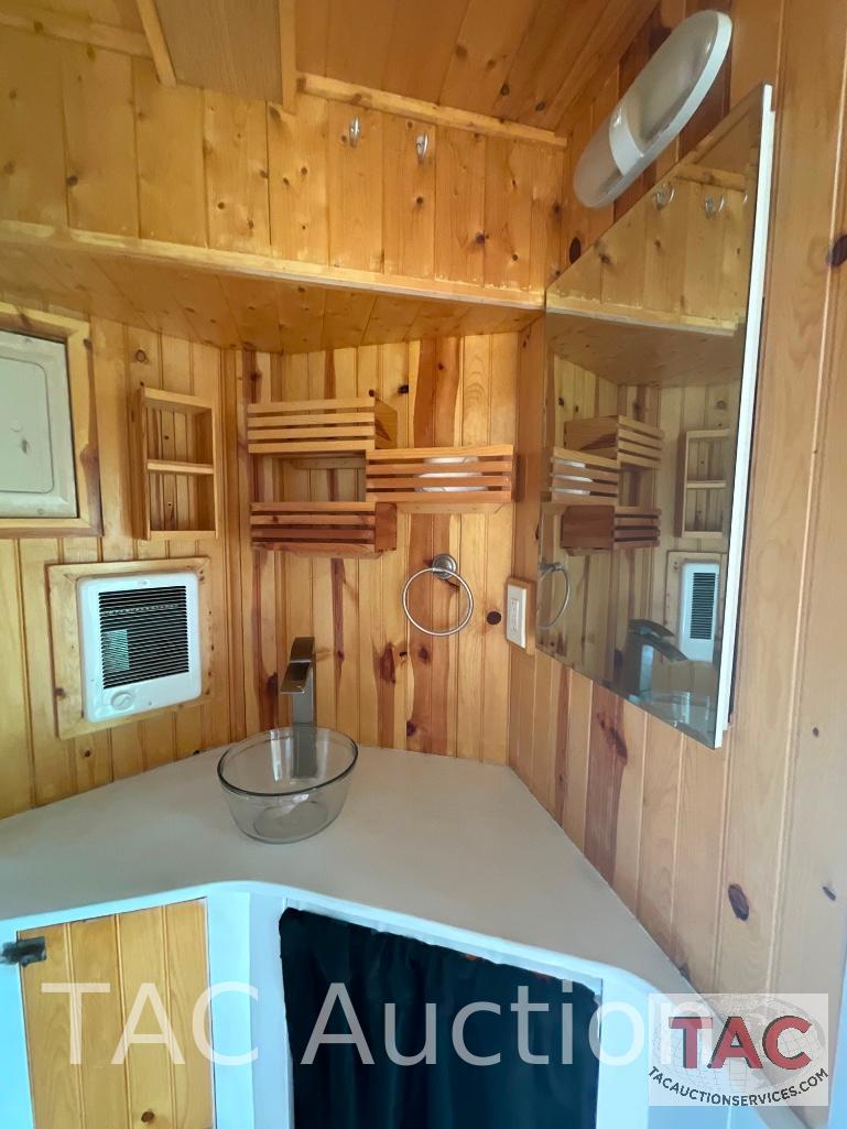 2018 Rock Solid Cargo Enclosed Camper Trailer 7x16