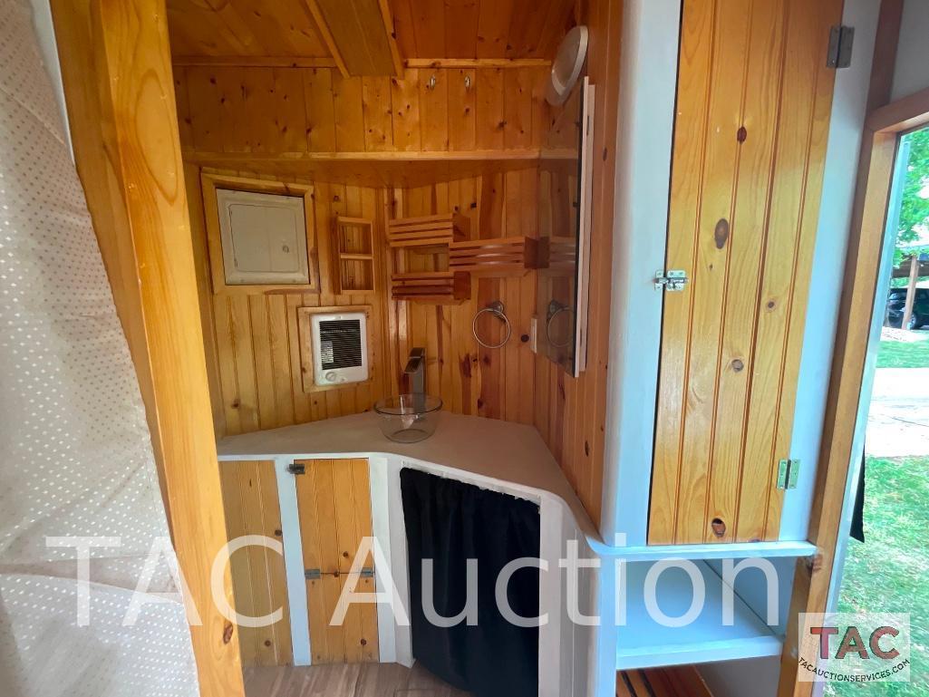 2018 Rock Solid Cargo Enclosed Camper Trailer 7x16