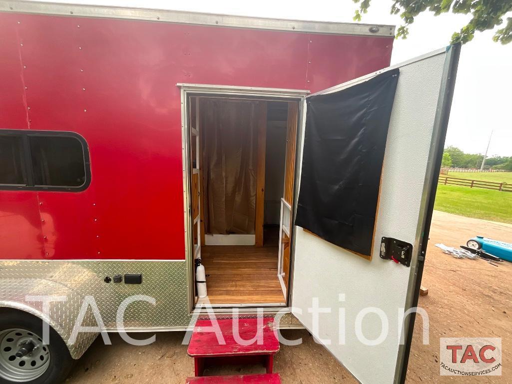 2018 Rock Solid Cargo Enclosed Camper Trailer 7x16