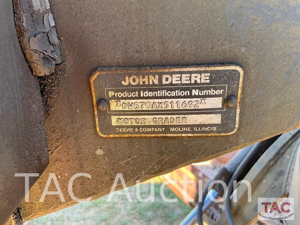 John Deere 570A Motor Grader