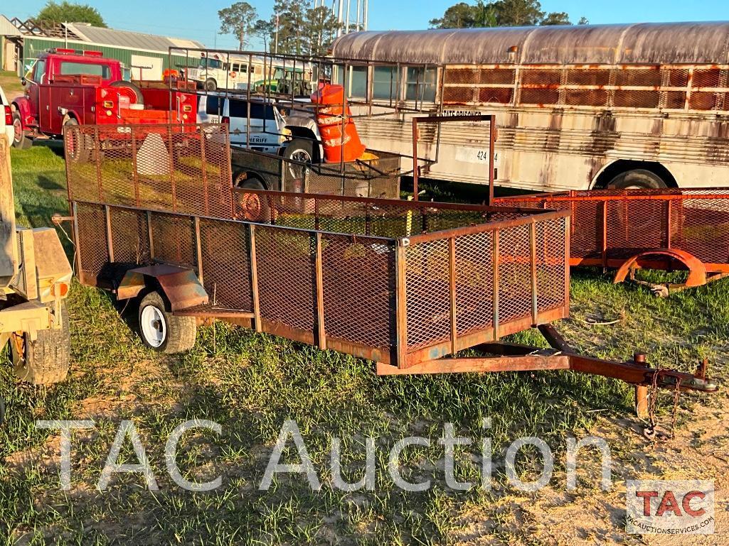 12ft x 5ft Utility Equipment Trailer W/Ramp Gate