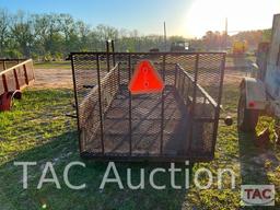12ft x 5ft Utility Equipment Trailer W/Ramp Gate