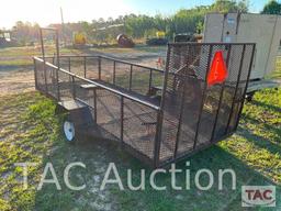 12ft x 5ft Utility Equipment Trailer W/Ramp Gate