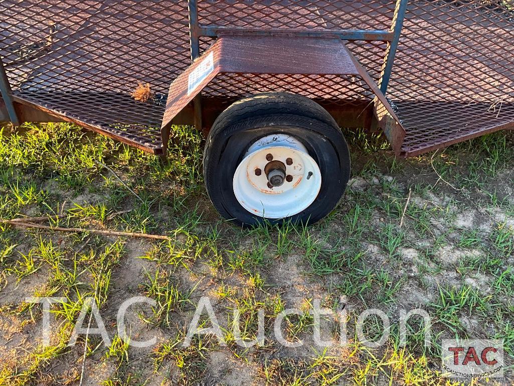 12ft x 5ft Utility Equipment Trailer W/Ramp Gate