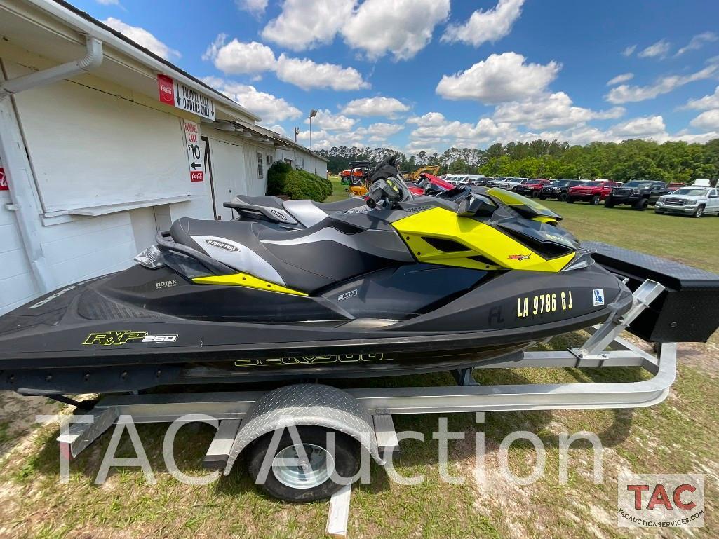 2016 YahamaVXS and 2012 SeadooRXP 260 Jet Ski W/ Trailer