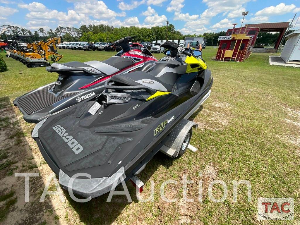 2016 YahamaVXS and 2012 SeadooRXP 260 Jet Ski W/ Trailer