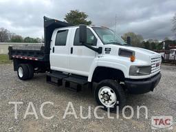 2009 GMC C5500 4x4 Crew Cab Dump Truck