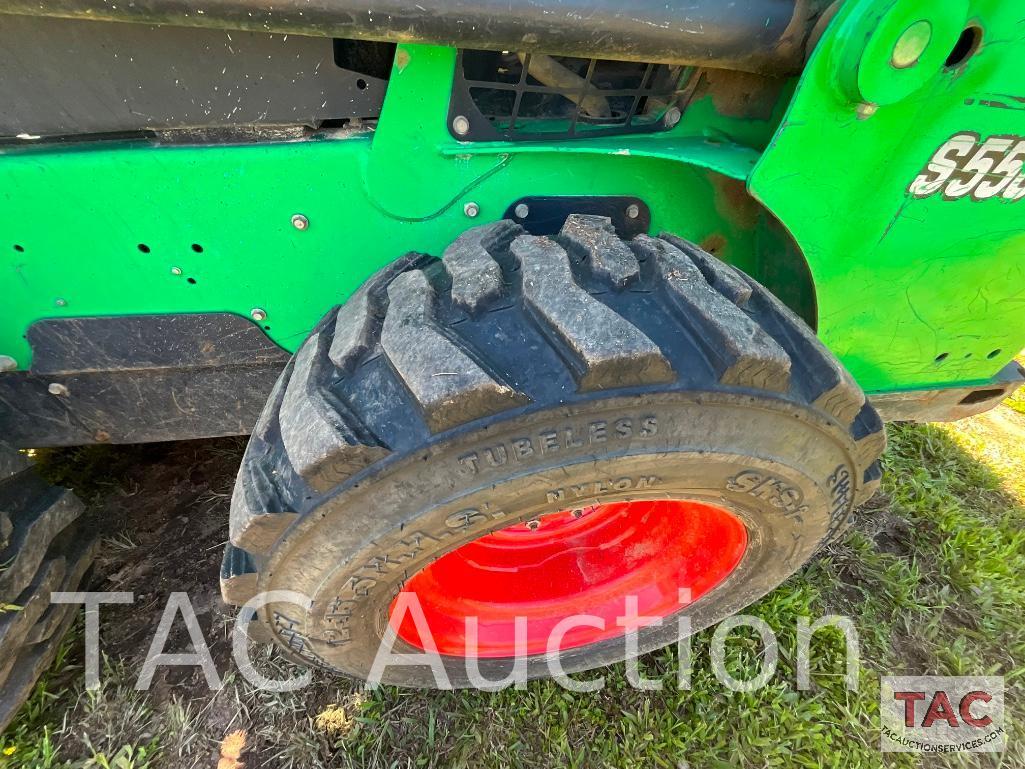 2017 Bobcat S550 Skid Steer with Grapple Bucket