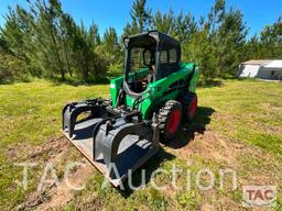 2017 Bobcat S550 Skid Steer with Grapple Bucket