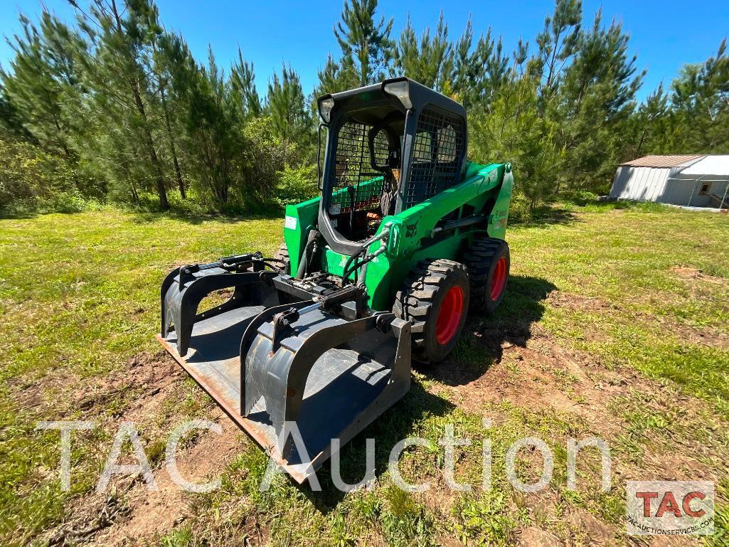 2017 Bobcat S550 Skid Steer with Grapple Bucket