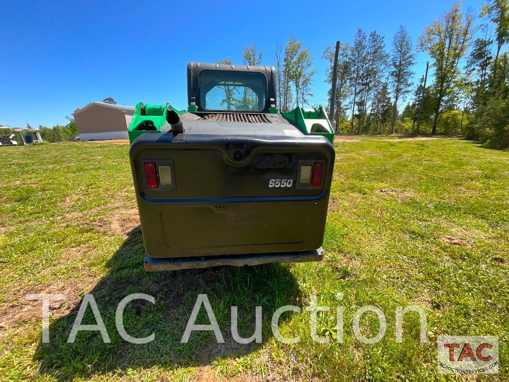 2017 Bobcat S550 Skid Steer with Grapple Bucket