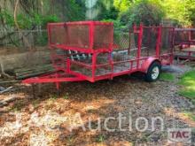 16 Foot Lawn Maintenance Utility Trailer