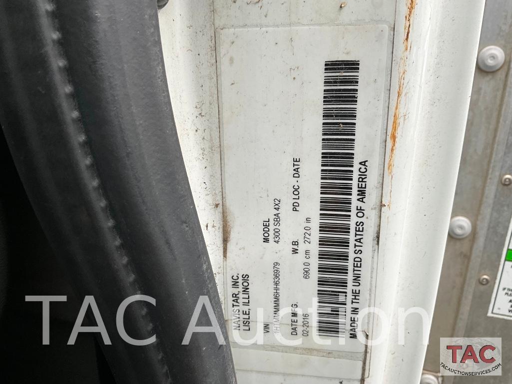 2017 International DuraStar 4300 26ft Box Truck