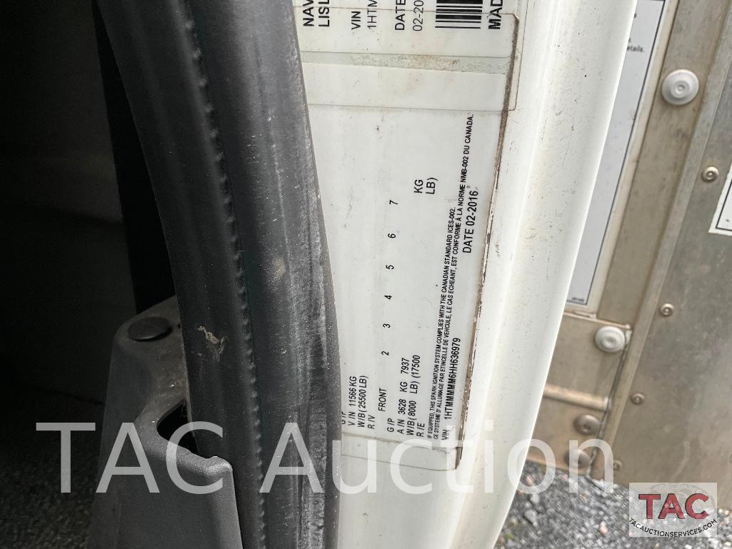 2017 International DuraStar 4300 26ft Box Truck
