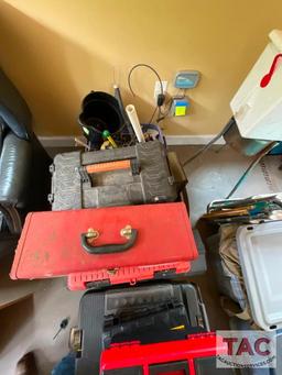 Tool Boxes With Hand Tools