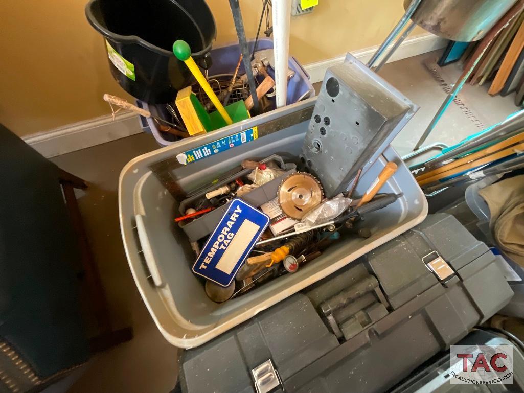 Tool Boxes With Hand Tools