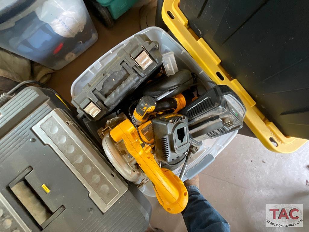 Tool Boxes With Hand Tools