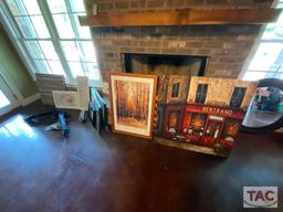 Variuous Wall Hangings And Pictures