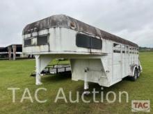 25ft Dual Axle Goose Neck Horse Trailer