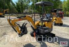New AGT QK18RXS-C Enclosed Cab Mini Excavator