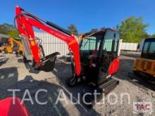 New AGT QNT50R Enclosed Cab Mini Excavator