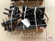 New AGT 9 Piece Mini Excavator Attachment Set