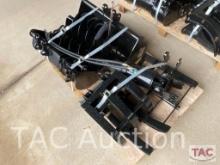New AGT 9 Piece Mini Excavator Attachment Set