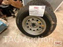 Set of 2 New Trailer Tires with Rims