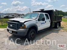 2005 Ford F-450 4 Door Pickup Dump Truck
