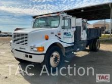 2001 International 4700 Compressor / Flat Bed Dump Truck