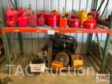 John Deere Diesel Engine And Gas Cans