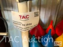 (2) Truck Fuel Tanks And Oil Supplies