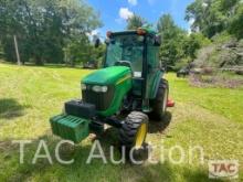 2007 John Deere 4720 Enclosed Cab Tractor With Finishing Mower