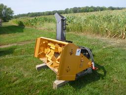 Lorenz 7810 skid loader mounted snowblower