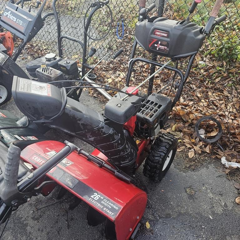 Craftsman 26 inch snowblower