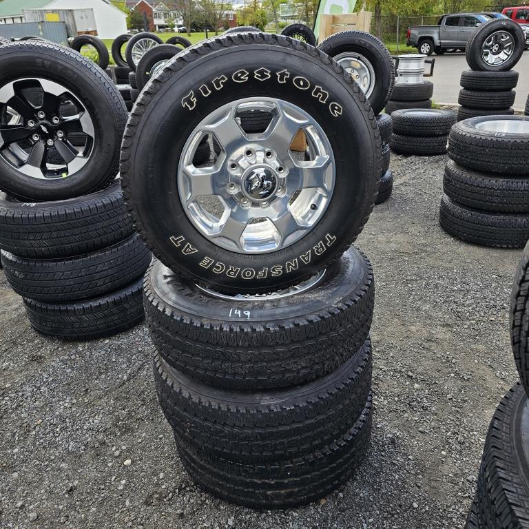 4x Firestone 275 70 18 Tires On Dodge Rims