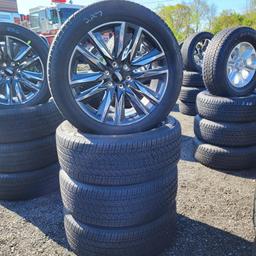 4 x Bridgestone 275 50 22 on Cadillac rims