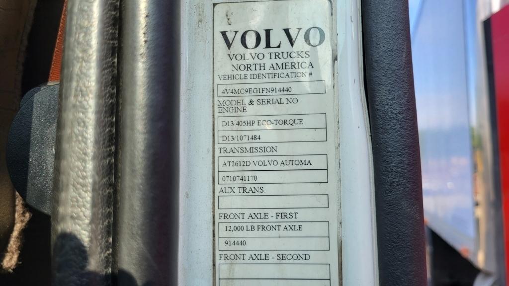 2015 Volvo Vnm Road
