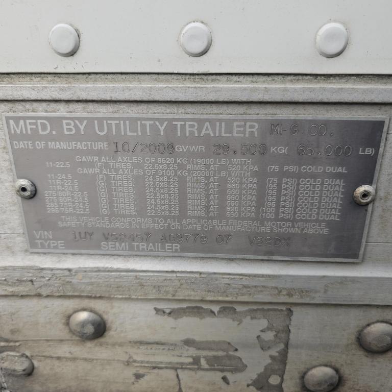 2010 Utility Dry Van Trailer