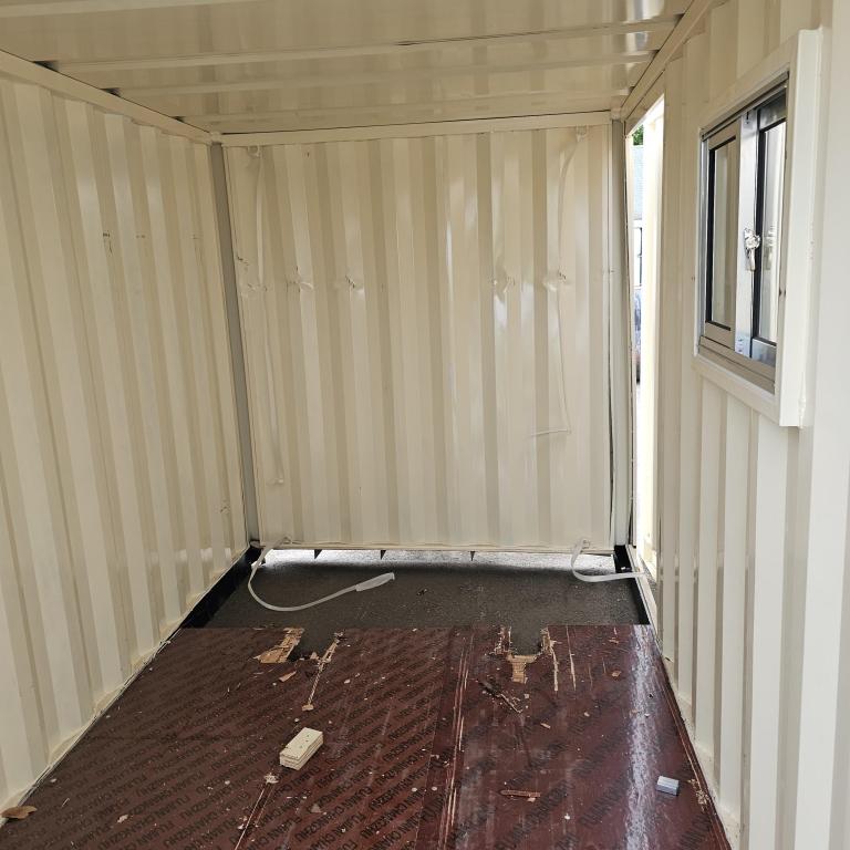 6x12 Steel Security Container with Door and