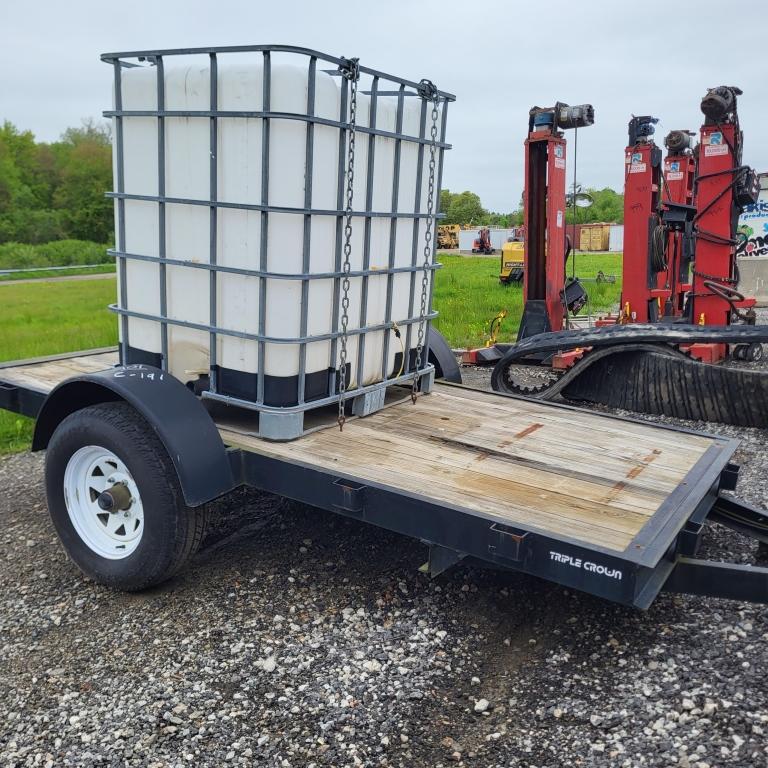 Triple crown tow behind trailer with water tote