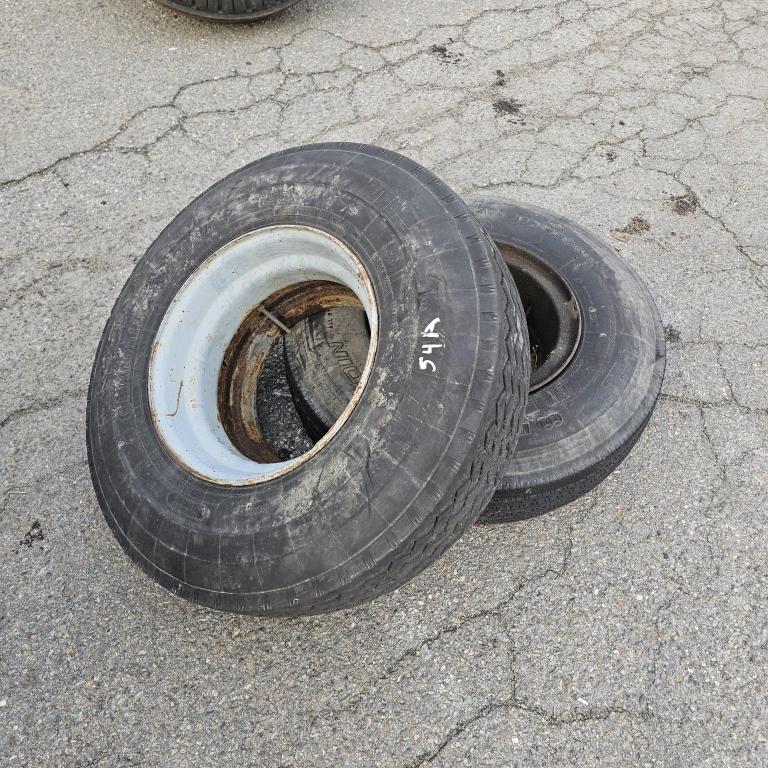 (2) Misc Tires and rims