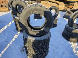 4 New Forerunner 10-16.5 Skidsteer Tires