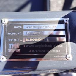 New Tmg 72in Grapple Bucket