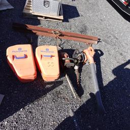 Lot Of Power Yard Tools And Cases