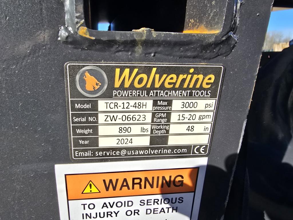 New Wolvering Skidsteer Trencher