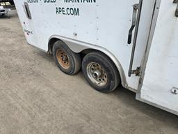 2016 american hauler tandem axle enclosed trailer