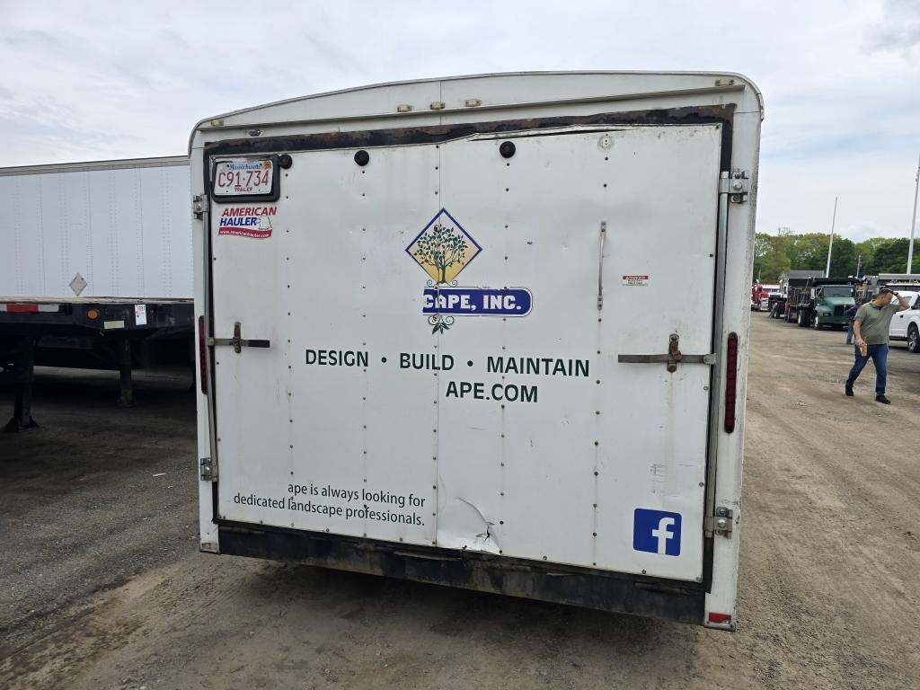 2016 american hauler tandem axle enclosed trailer