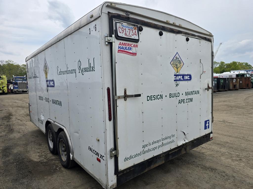 2016 american hauler tandem axle enclosed trailer