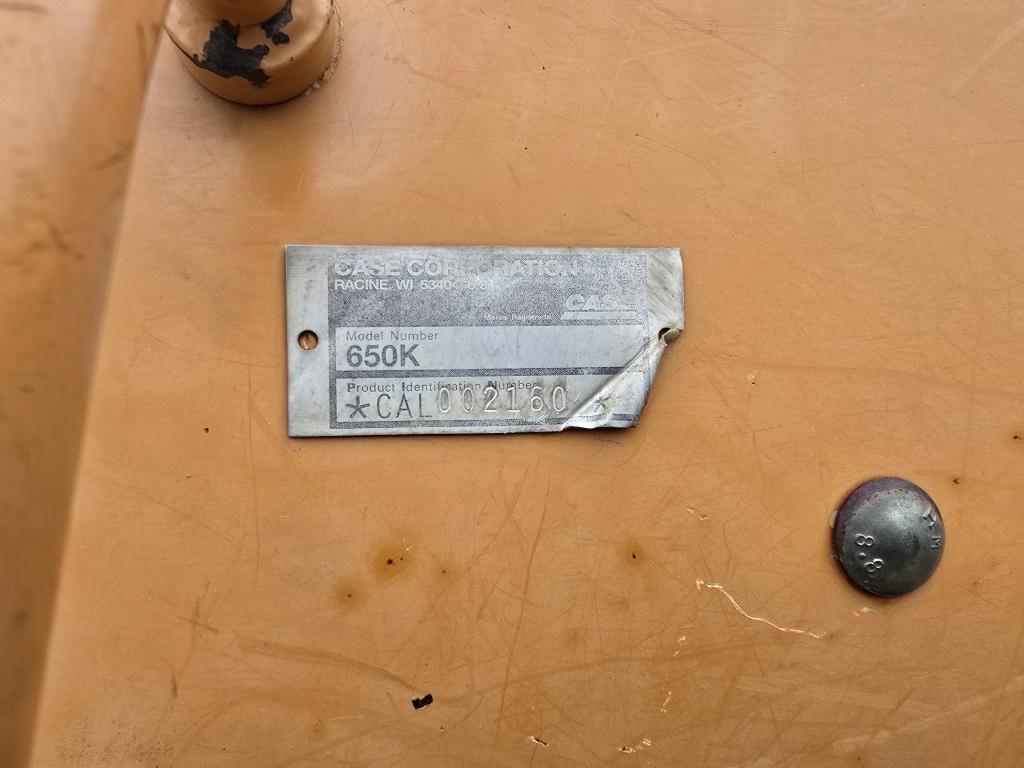 Case 650k Dozer